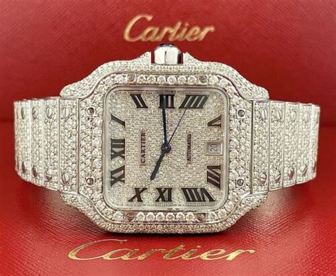 cartier buffs iced out|iced out cartier watch cheap.